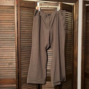 Brown trouser/ wide leg dress pant